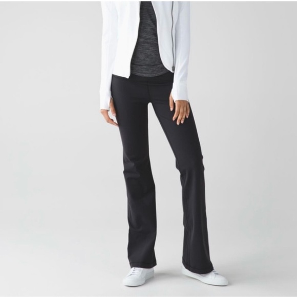 Lululemon Groove Pant III Black Flare High Rise
Yoga Pants Nulu Size 8 reg H6#2 - Picture 3 of 16